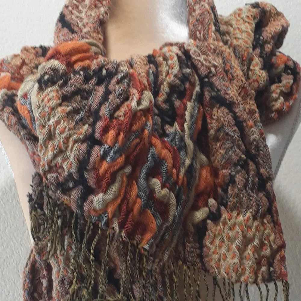 Textured Knit Scraf
